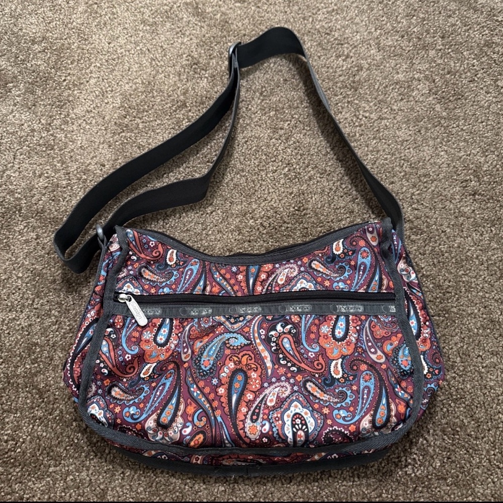 Lesportsac Multicolor Paisley Shoulder Bag